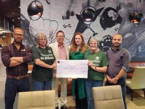 Supporting image for story: Wolverhampton restaurant donates £500 raised in charity raffle 