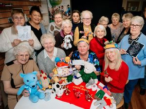 Supporting image for story: Shrewsbury knit and natter group raises money for Air Ambulance