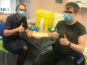 Supporting image for story: Shropshire nurse 'over the moon' to give her nephew first coronavirus jab 