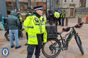 Illegal e-bike operation in Birmingham 