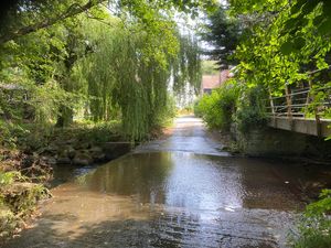 People living in Ruyton are worried a proposed slurry lagoon could contaminate Comley Brook. Picture: Chris Naylor