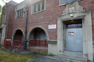 The former Heath Town Leisure Centre on Tudor Road