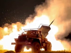 Supporting image for story: Ukraine strikes Russian oil hub as Zelensky says war in ‘very important phase’