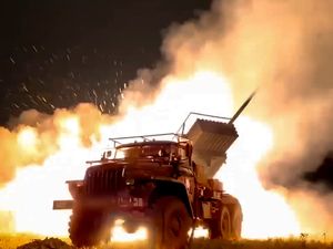 Supporting image for story: Ukraine strikes Russian oil hub as Zelensky says war in ‘very important phase’