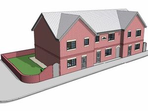 Supporting image for story: Plans for three homes on a former stone masons site have been submitted