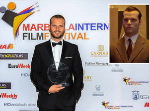 Supporting image for story: Shropshire-born actor given a taste of awards glory for Krays film