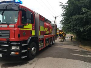 The scene @StaffsFire