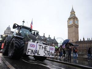 Inheritance tax for farms demo at Westminster