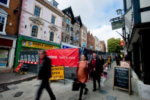 The work on Pride Hill