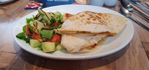 The breakfast wraps are bigger than you expect