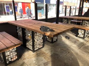 Dudley Council is launching anti-social behaviour patrols to to solve the pigeon crisis in Dudley market. Picture Martyn smith/LDRS free for LDRS use