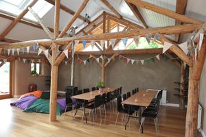 Communal areas in the bunkhouse