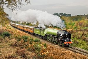 Tornado climbs towards Bewdley tunnel on the SVR