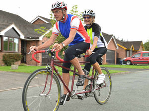 Supporting image for story: Age is no barrier as Shropshire couple tackle 80-mile tandem charity challenge