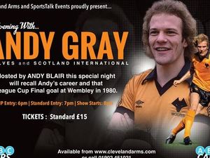 Supporting image for story: Wolves favourite Andy Gray returning to city for fan event