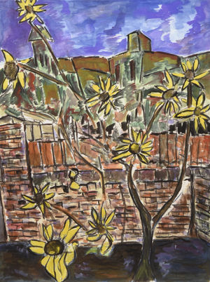 Sunflowers by Bob Dylan valued at £1,000 to £2,000.