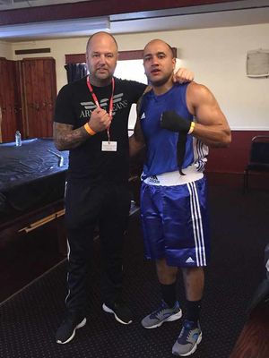 Double delight - Anthony Woolery's two victories saw him crowned West Midlands heavyweight champion.