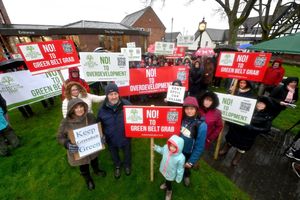 Supporting image for story: 'Our village is not grey belt' - Campaigners continue fight against planned 800 home development in Albrighton