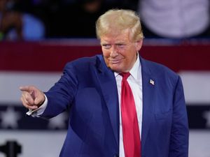 Supporting image for story: Donald Trump holds first event since apparent assassination attempt