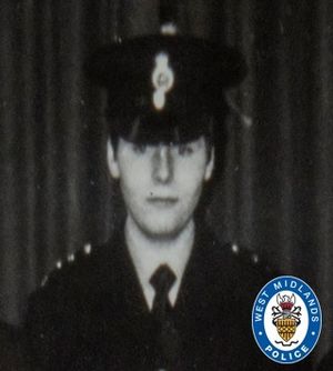 Mike Rogers as a young man ready to begin walking the beat for the Special Constabulary
