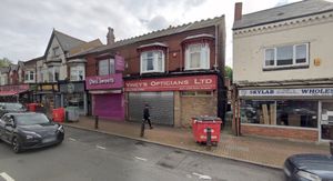 The shop in High Street, Smethwick, which would be extended to accommodate a 20-bed HMO. Pic: Google Maps. Permission for reuse for all LDRS partners.