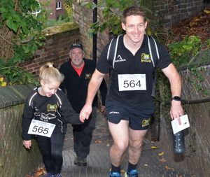 Walkers taking on the challenge on Sunday