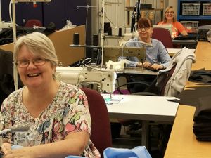 Supporting image for story: Oswestry seat cover company puts skills to work making PPE for doctors