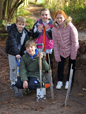 Children from Clive CE Primary School 