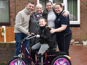 Supporting image for story: Girl, seven, given new trike in Oliver's memory