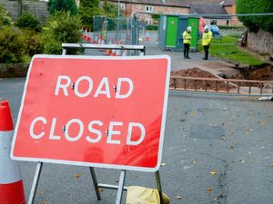 Supporting image for story: Road near Newport could be closed all month after pipe collapse