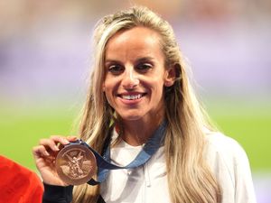 Great Britain's Georgia Bell with her Olympic bronze medal