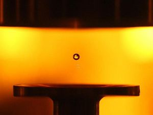 Supporting image for story: Scientists levitate water droplets to look for toxic metals