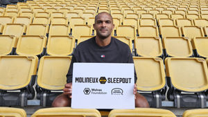 Carl Ikeme pictured in the Stan Cullis Stand where fans will spend the night in November.