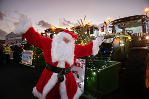 As you would expect, Father Christmas made an appearance.