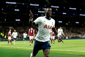 Tottenham Hotspur's Moussa Sissoko celebrates