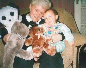 Marilyn with Nicola's son Owen