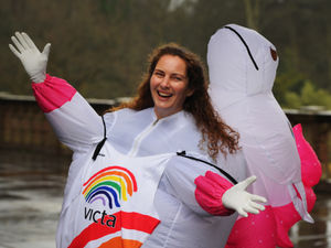 Supporting image for story: Newport teacher Emma sparkles to finish London Marathon