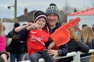 Around 1,300 fans turned out to watch Whitchurch Alport against Newport Pagnell