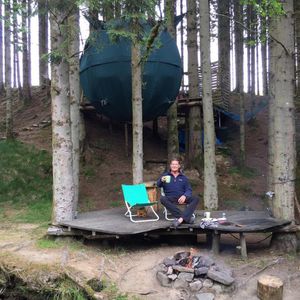 David Hassellhoff during his birthday trip to Mid Wales. Photo: Instagram.