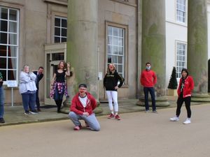 Supporting image for story: 'Cross-dressing' at Shropshire college raises funds for Comic Relief