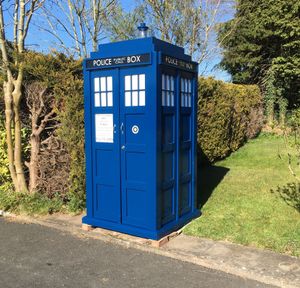 Supporting image for story: Retired man builds his own Tardis - and finds a buyer for it from Dorset