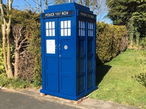 Supporting image for story: Retired man builds his own Tardis - and finds a buyer for it from Dorset