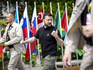 Supporting image for story: Russia-Ukraine war set to grind on as peace conference packs little punch