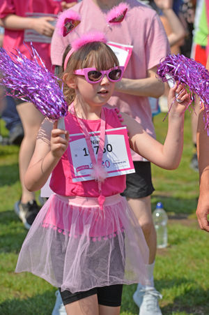 The Cancer Research UK Race for Life (5k) in West Park, Wolverhampton.