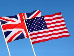 UK and US flags