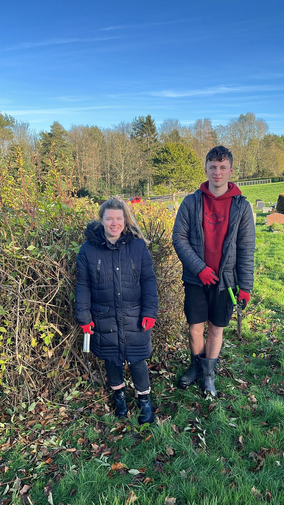 Pupils get hands-on horticulture experience with south Shropshire town council