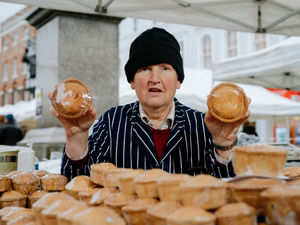 Supporting image for story: Slice of the pie for farmers at busy market