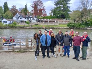 The fire service thanked staff from Hickory's Smokehouse and the Street Pastors for taking part. Picture: Shropshire Fire and Rescue Service.
