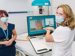Supporting image for story: RJAH invests £20,000 in state-of-the-art device to teach proper hand hygiene