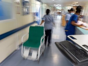 NHS staff on a hospital ward